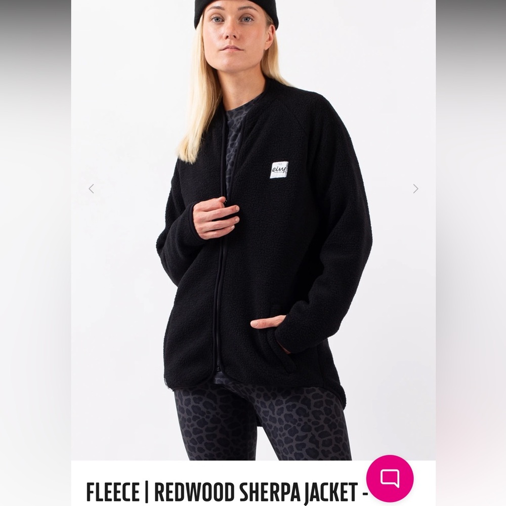 Eivy Redwood Sherpa Jacket - Black